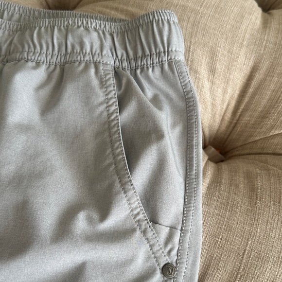 Vuori Silver Gray Men's Athletic Shorts - Picture 3 of 6